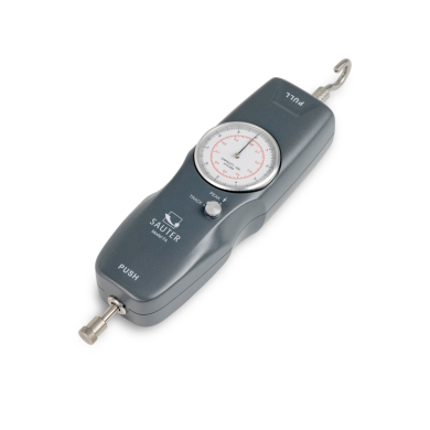 Mechanical force gauge with peak-hold function; new with sturdy aluminium housing and modern design