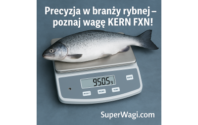 Precyzja w branży rybnej – poznaj wagę KERN FXN!